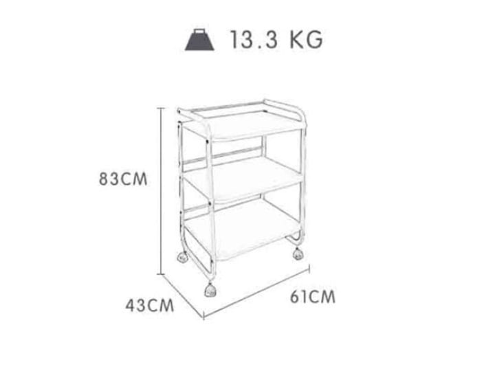 117 Trolley - 3 Tier Heavy Duty - Image 2