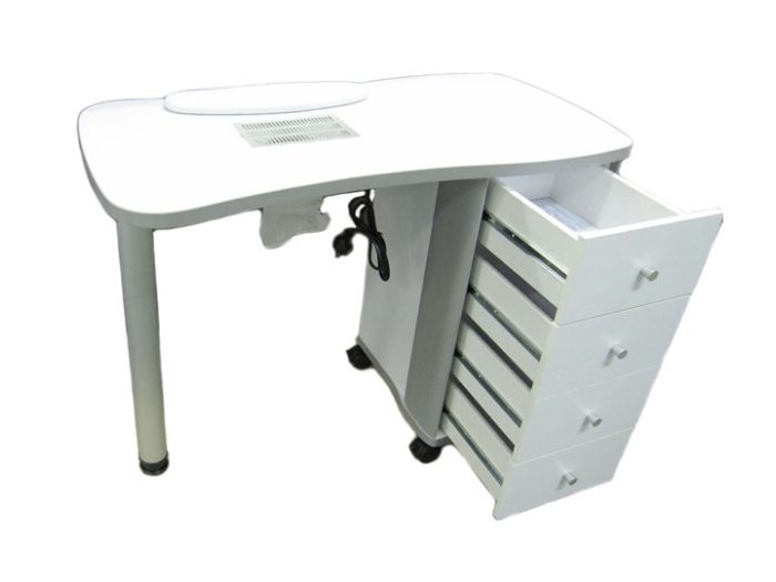 151 Manicure Table With Draws Dust Fan - Image 2