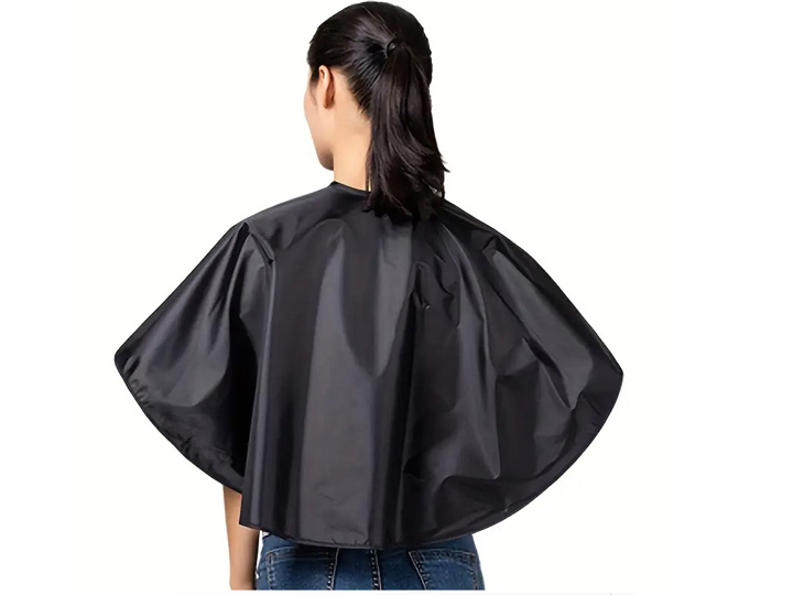 2012 Black Makeup Short Cape Hair Dye Shampoo Shorty Cape