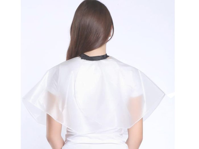 2020 Shampoo Cape Short Clear White Plastic