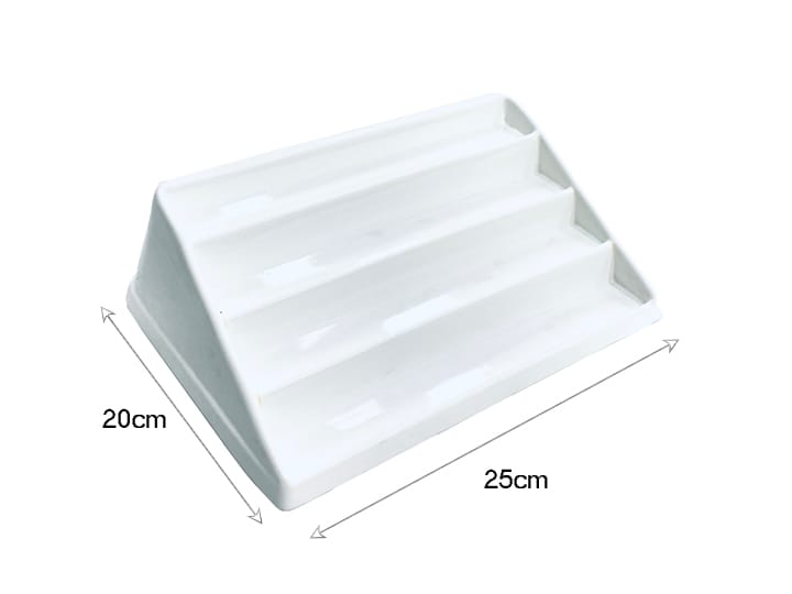 324 Polish Stand White Hold 32pcs