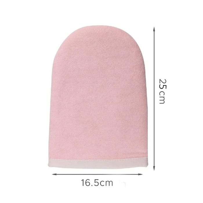 1609 Paraffin Wax Warm Toweling Mittens Pair - Image 2