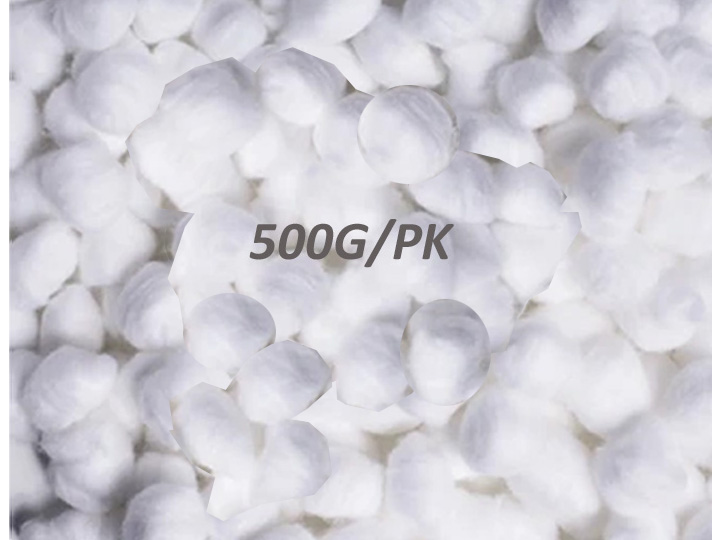 1822 Cotton Wool Balls 500gm/Pk