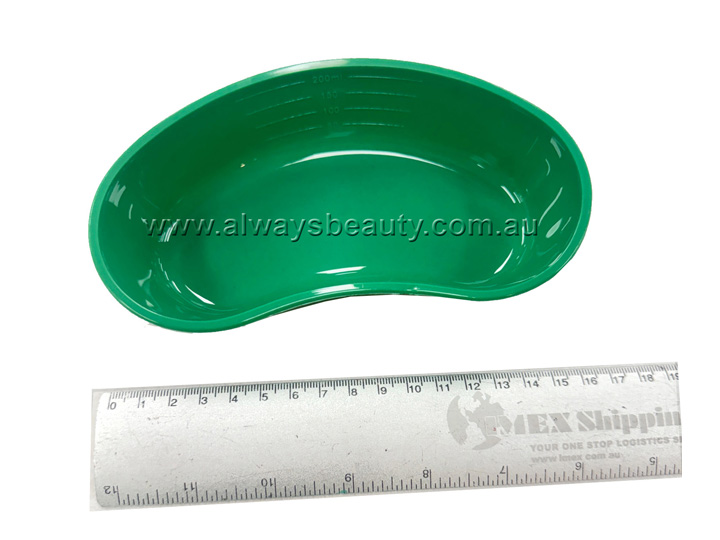 1847 Livingstone Kidney Dish Plastic 200ml Green Autoclavable - Image 3