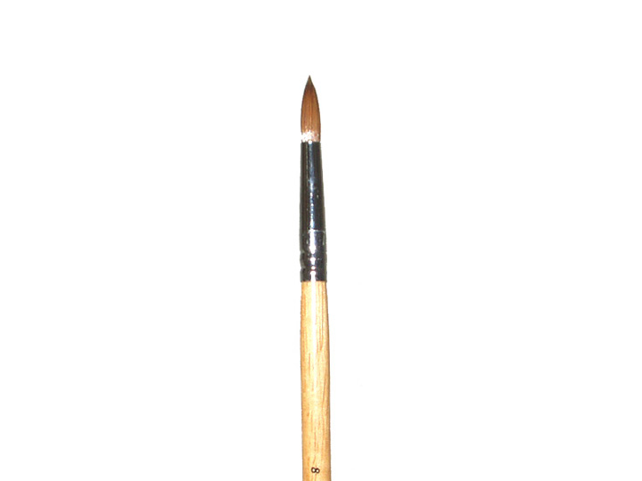 417 No.8 Kolinsky Sable Nail Brush Round - Image 5