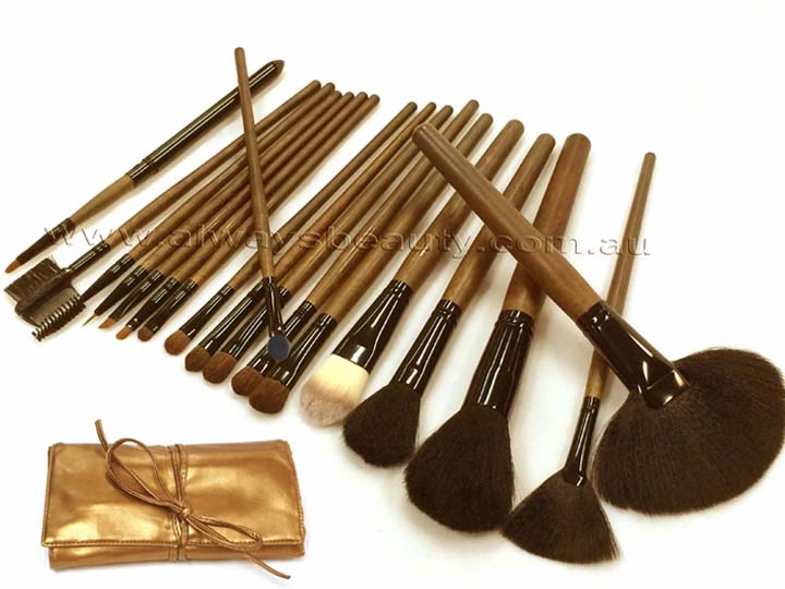 441 18Pcs Make Up Brushes Set In Pouch - Image 3
