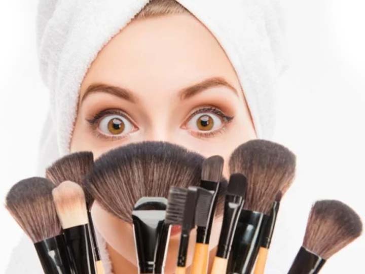 441 18Pcs Make Up Brushes Set In Pouch - Image 2