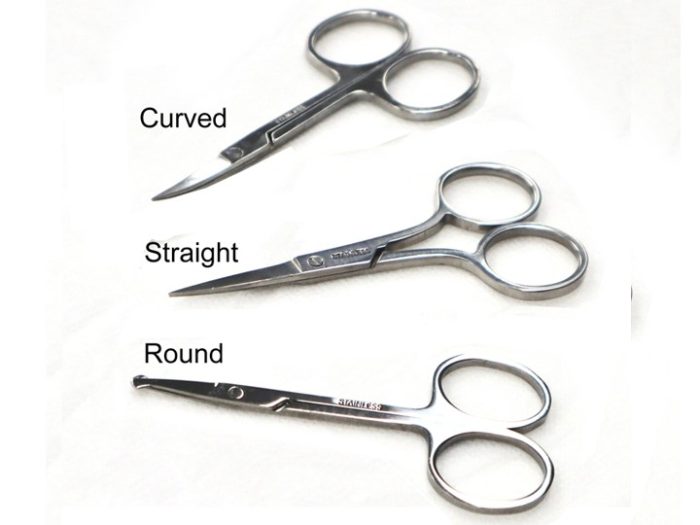 704 Nose Hair Trimming Scissors Round - Image 6