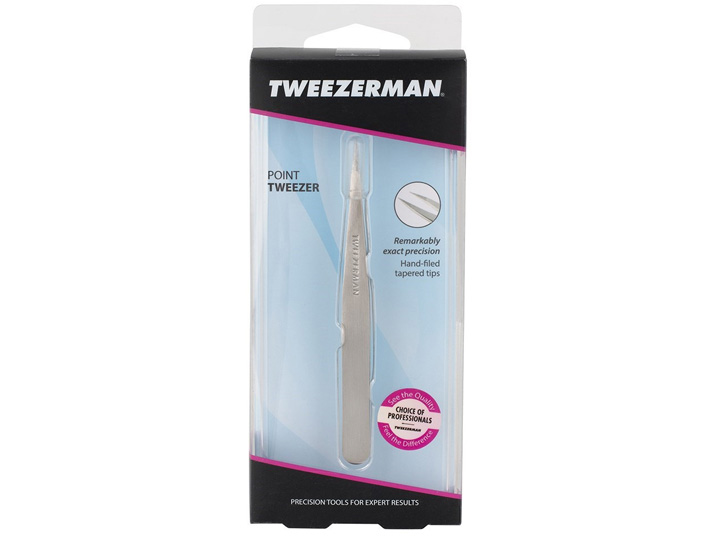 737 Tweezerman Point Tweezer Stainless Steel - Image 3