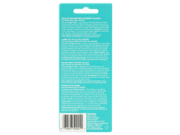 744 Tweezerman Callus Blades (20Pk) - Image 3