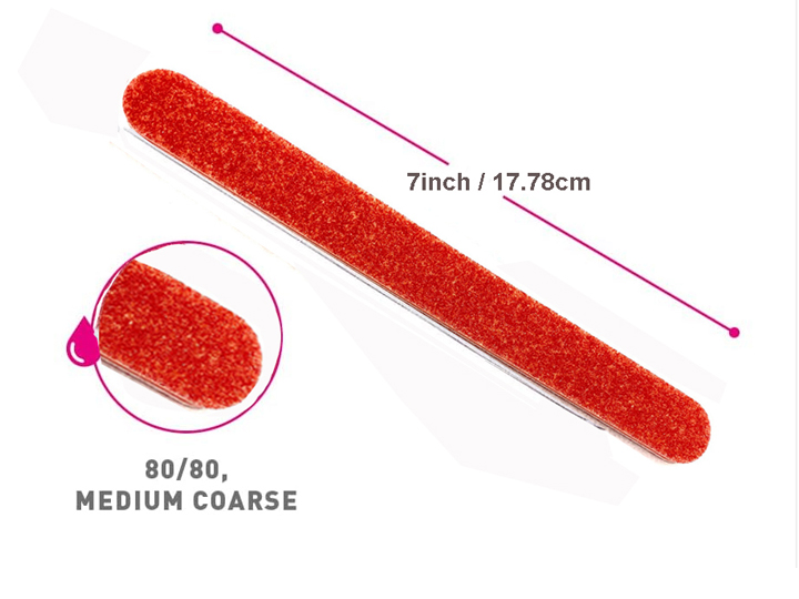 931 Tiflon Board Red File 80/80 - Image 2