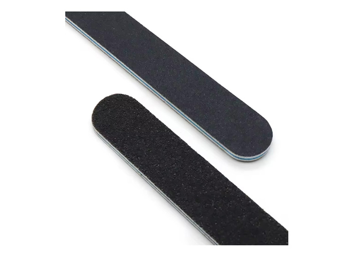 950 Pk50 Black Grit Nail File Cushion Core 100/180 Blue Centre - Image 4