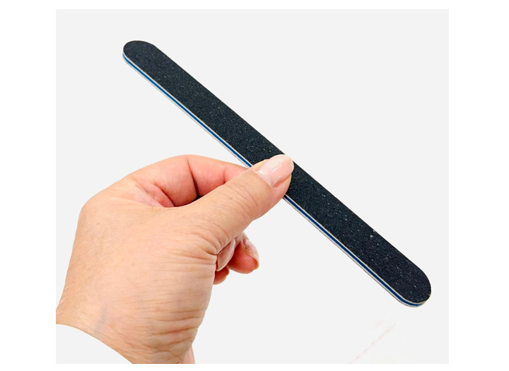 950 Pk50 Black Grit Nail File Cushion Core 100/180 Blue Centre - Image 5