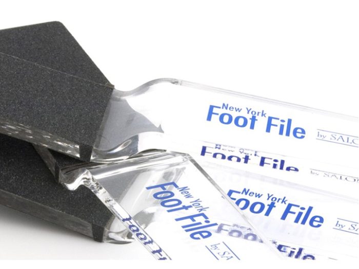 818 New York Foot File Clear Classic 6mm