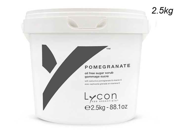 840342 2.5kg Lycon Pomegranate Sugar Scrub