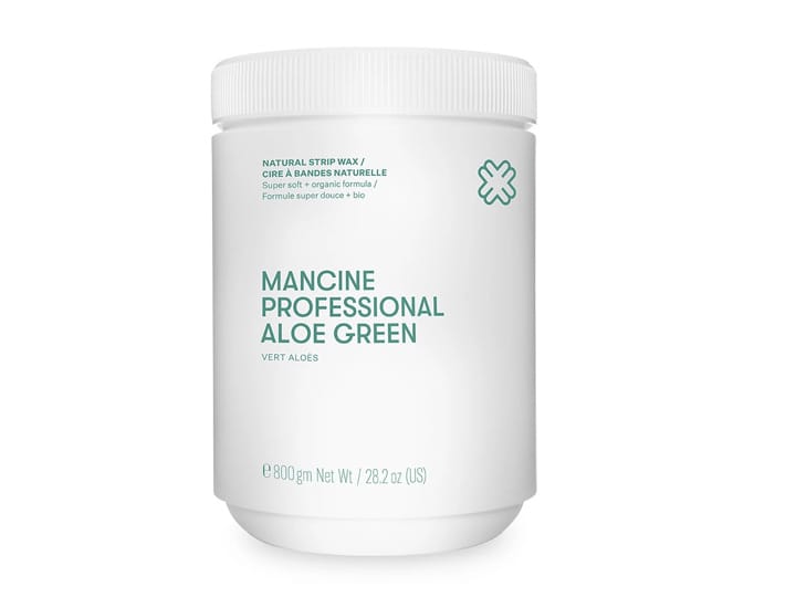 160015 Mancine Aloe Green Strip Wax 800gm