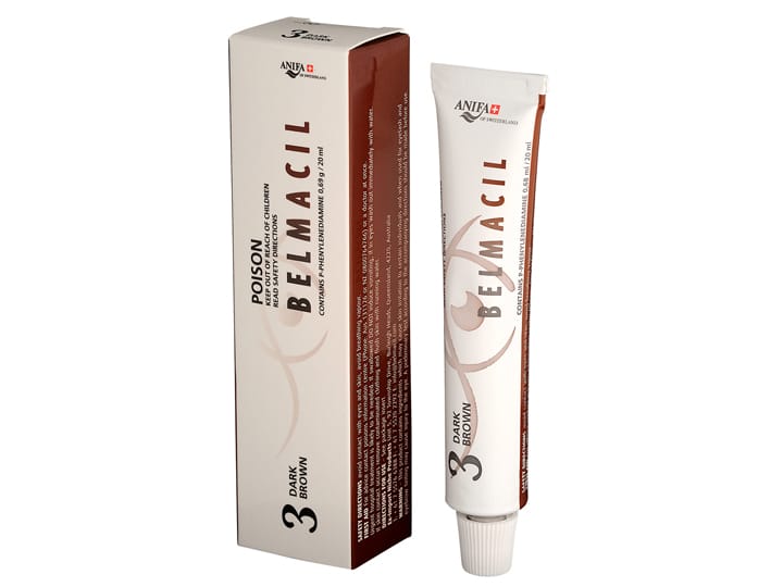 100011 #3 Dark Brown Belmacil Eyelash Tint 20ml