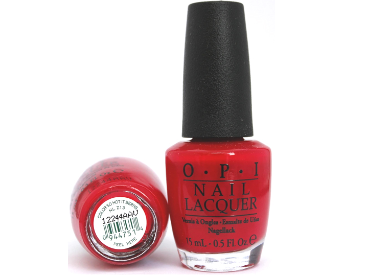 609- Z13 OPI Polish Color So Hot It Berns 15ml