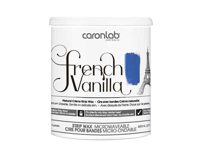 16391 Caronlab French Vanilla Strip Wax 800ml