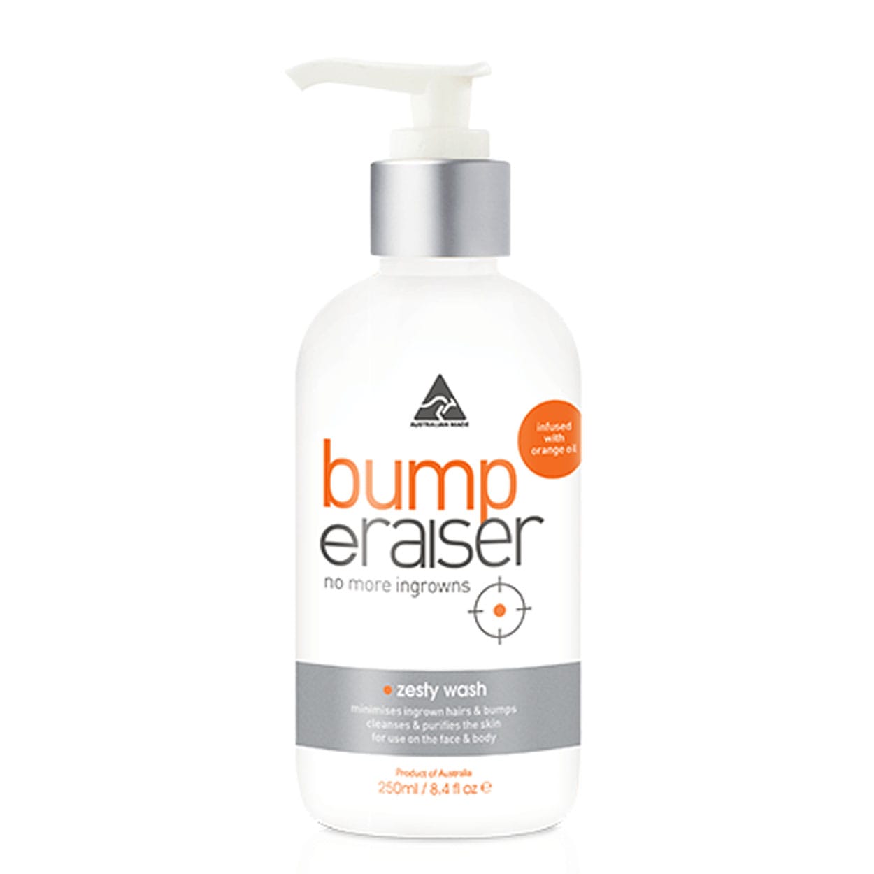 16921 Bump Eraiser Zesty Antibacterial Wash 250ml
