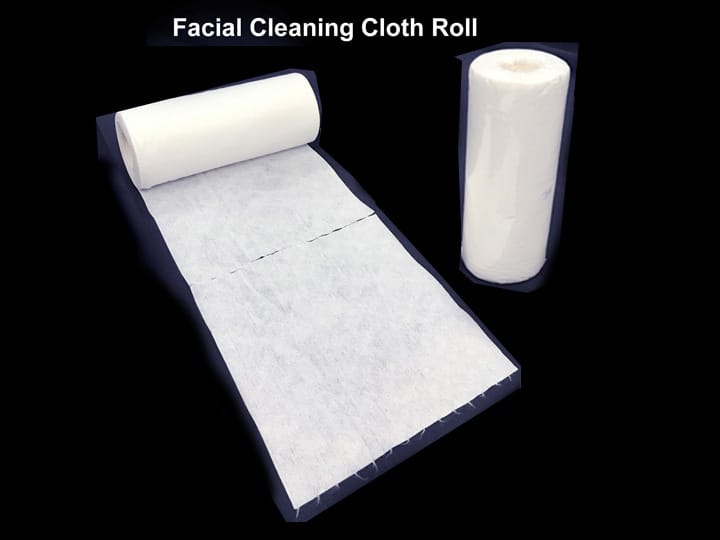 18041 Facial Cleaning Cloth Roll 100 Sheets 20cm x 20cm