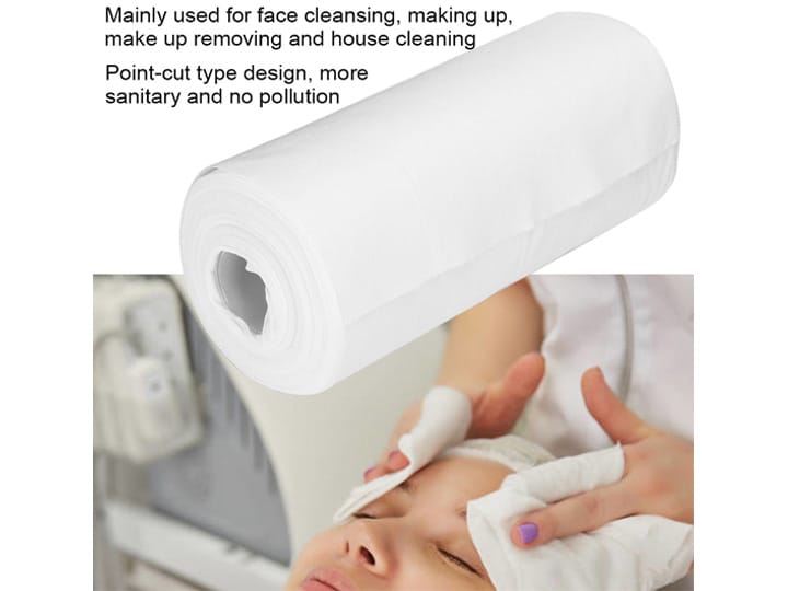 18041 Facial Cleaning Cloth Roll 100 Sheets 20cm x 20cm - Image 3