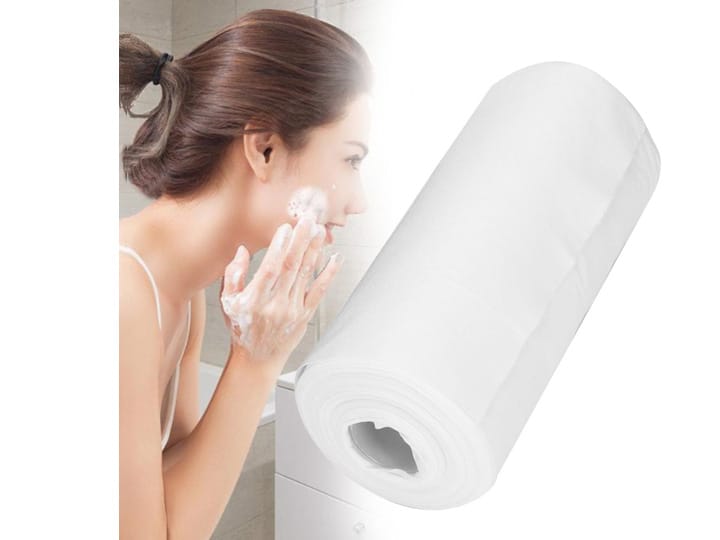 18041 Facial Cleaning Cloth Roll 100 Sheets 20cm x 20cm - Image 2