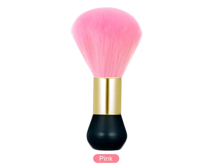 455 Nail Dust Brush Ex Large Brush Pink