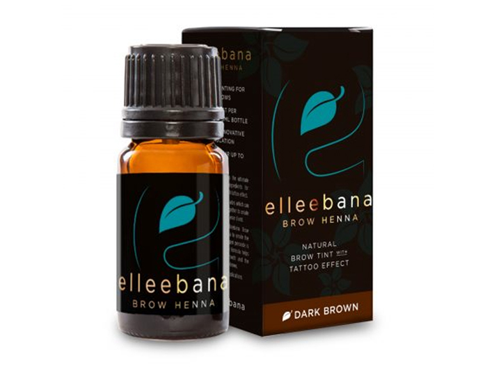 100063 Elleebana Dark Brown Henna 10gm