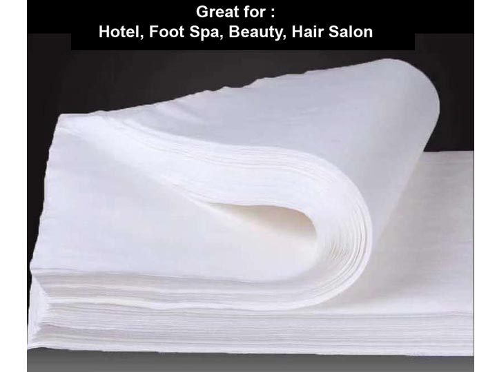 18954 White Disposable Towels 190pc - Image 3