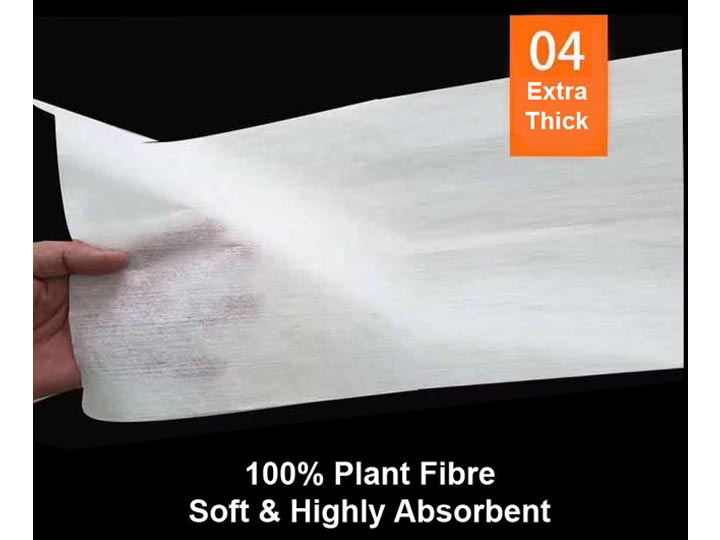 18954 White Disposable Towels 190pc - Image 2