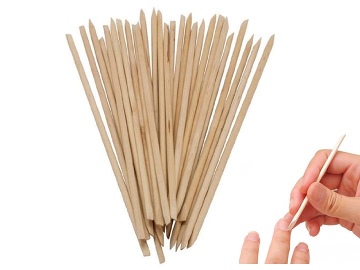 3003 100pc Orange wood Stick 15cm