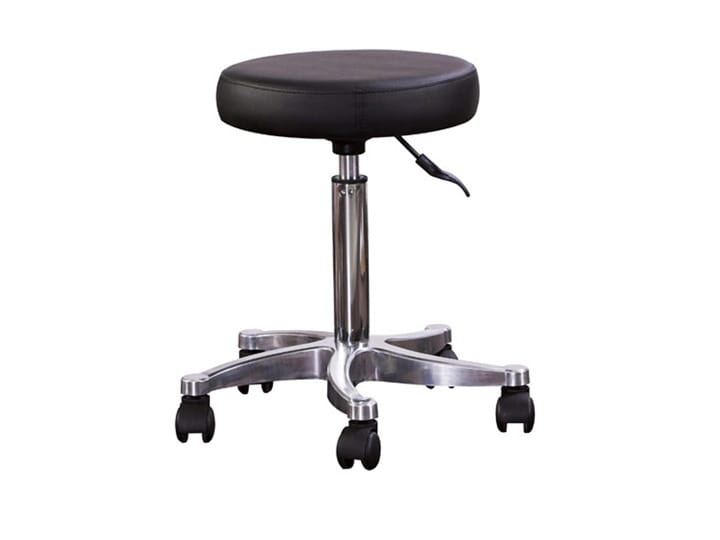 114 Salon Stool Gas Lift - Aluminum Base