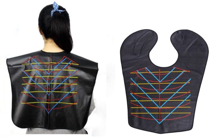 20202 Hair Coloring Cape Collar Magnetic Closure - Image 2