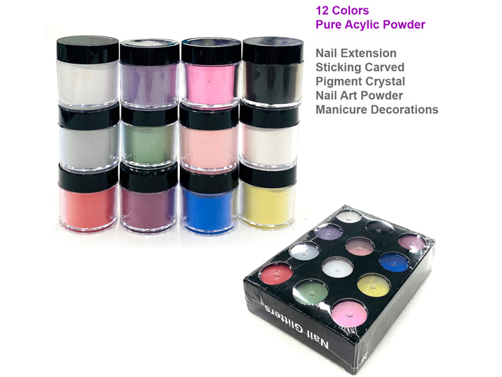 1362 Acrylic Colour Powder 12x10g