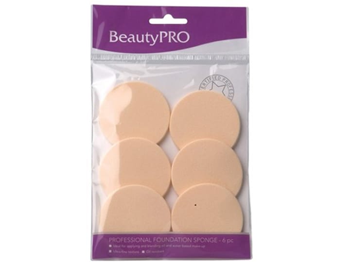 1854 BeautyPRO Foundation Sponges Light - 6pk