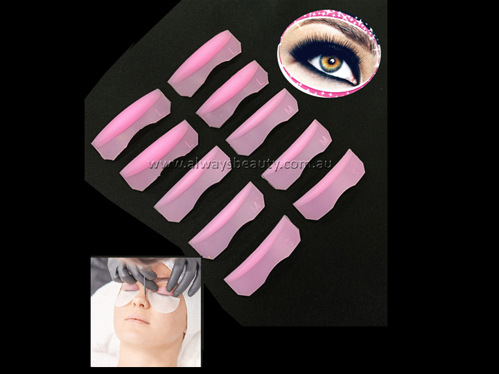 1021 5Pairs Silicone Eyelash Perming Curler (S, M, L)