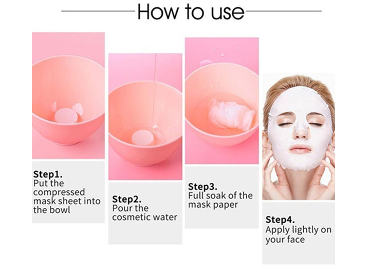 1813 DIY Compressed Facial Mask Sheets 50Pc - Image 2