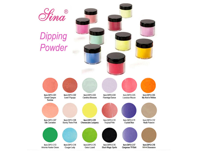 13672 Sina Dipping Powder 28g (1oz) (Choose Color)