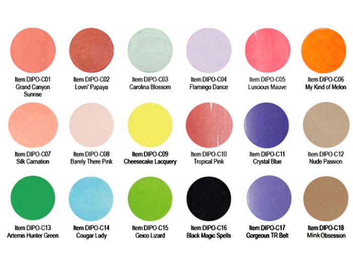 13672 Sina Dipping Powder 28g (1oz) (Choose Color) - Image 2