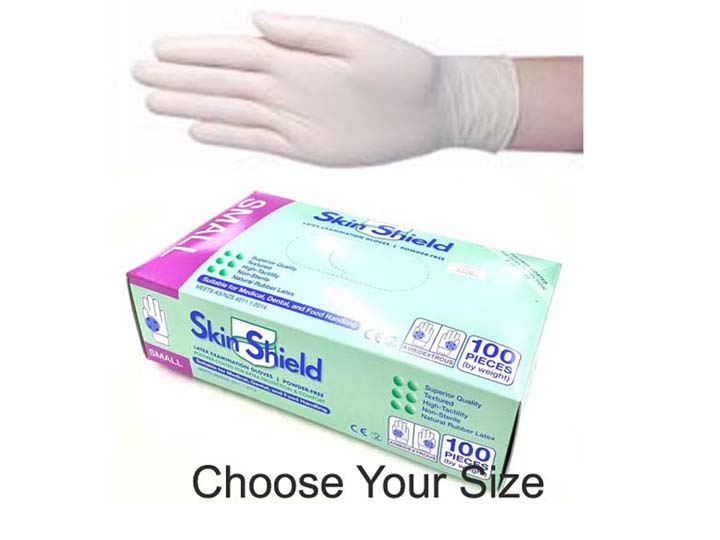 1800 Latex Gloves Powder Free 100Pk