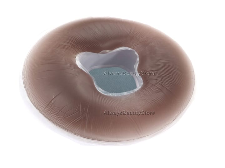 19732 Silicone Face Cushion Headrest Brown Coffee