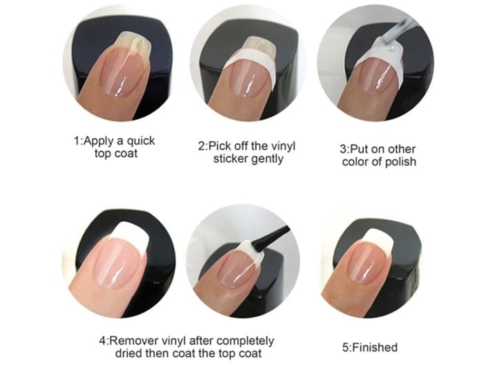 529 French Tip Nail Decoration Strip Sticker - Image 2