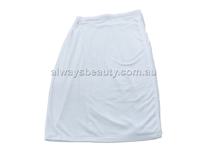 19882 Pro-Oils Single Side Toweling Body Wrap White - Image 3