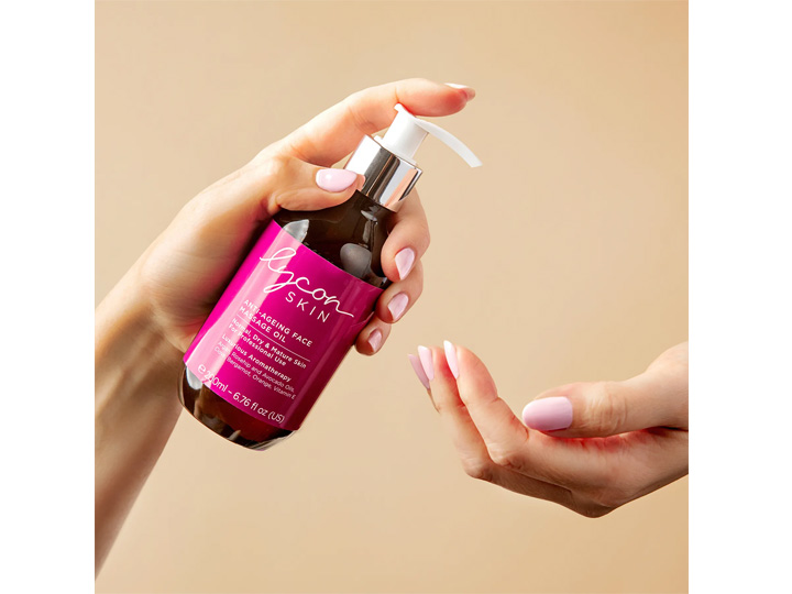 1727 Lycon Anti- Ageing Face Massage Oil 200ml - Image 2