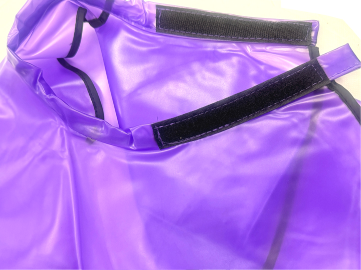 20201 Purple Plastic Waterproof Shampoo Cape - Image 3