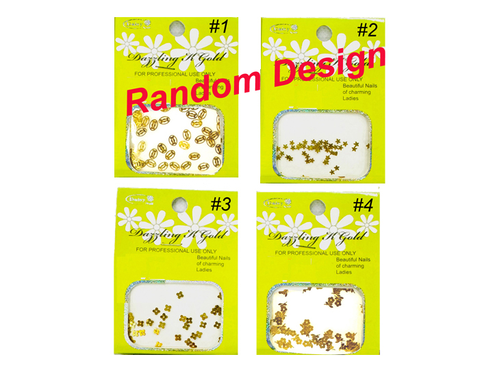 533 3D Mini Metal Nail Charms