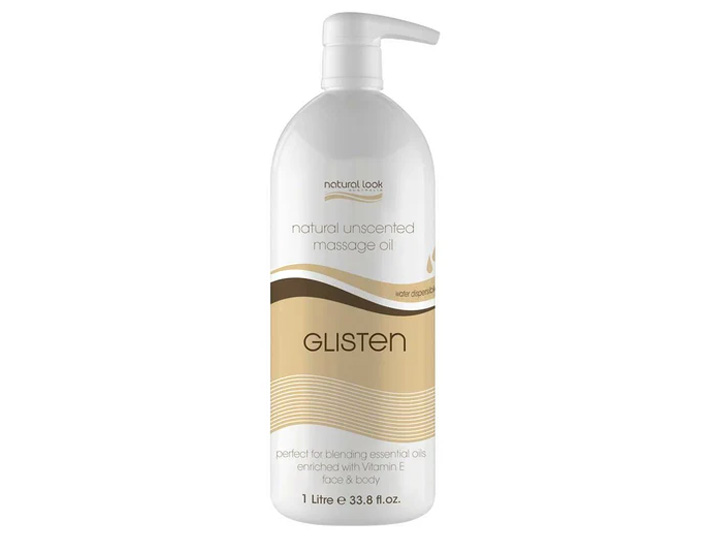 17019 GLISTEN Unscented Body Massage Oil 1Ltr
