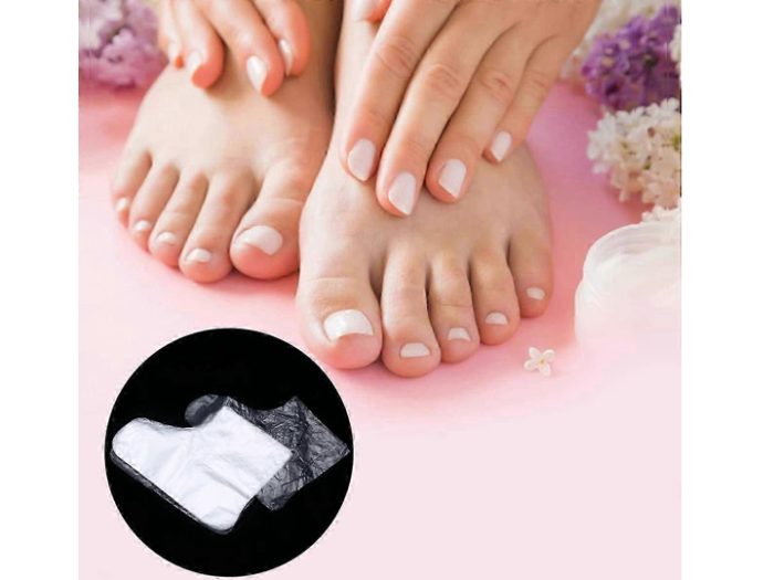 18958 Clear Plastic Disposable Booties, Paraffin Bath Liners 100Pc - Image 2