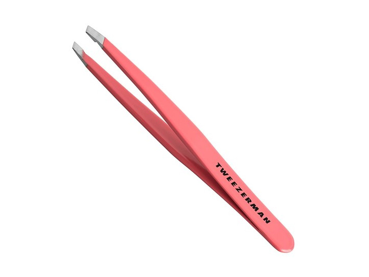 7391 Tweezerman Slant Tweezer in Geranium